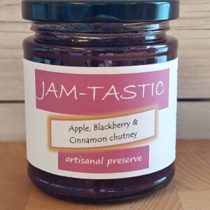 Apple, Blackberry & Cinnamon chutney